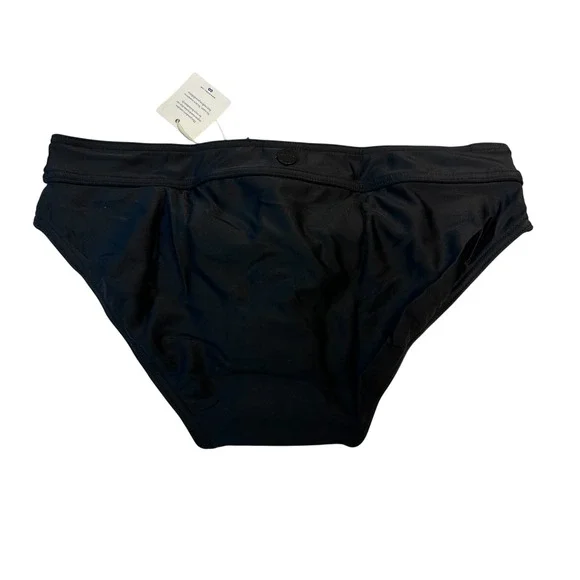 Prana Ramba Bottom Womens Swimsuit Bikini Bottoms Black Sz S Recycled NWT‎ - Picture 3 of 11